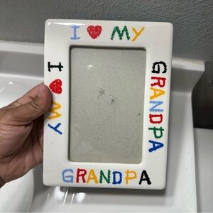 Vintage I Love My Grandpa Picture Frame